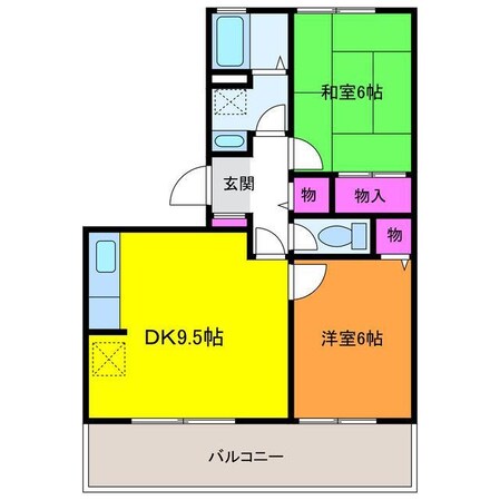 メゾンドフレールIIの物件間取画像